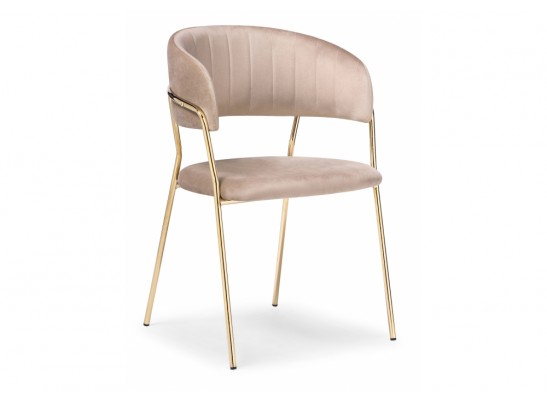 Стул на металлокаркасе Kamelia cappuccino / gold в Ростове-на-Дону