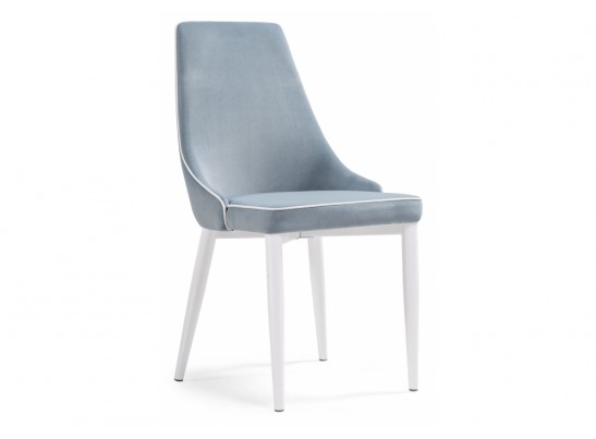 Стул на металлокаркасе Kora 1 light blue / white в Ростове-на-Дону