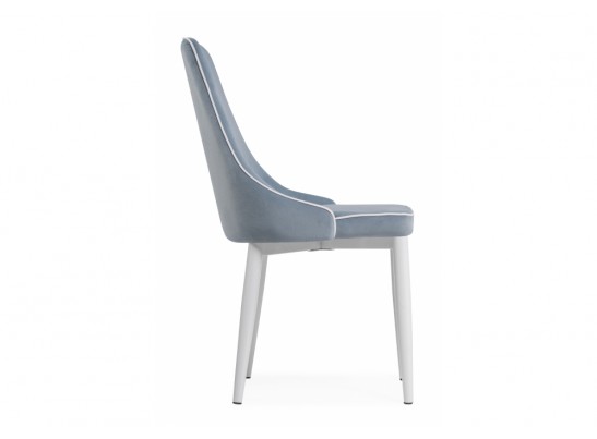 Стул на металлокаркасе Kora 1 light blue / white в Ростове-на-Дону