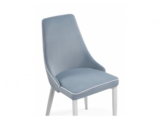 Стул на металлокаркасе Kora 1 light blue / white в Ростове-на-Дону