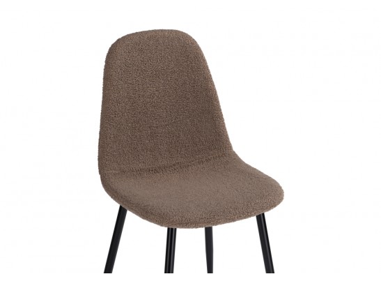 Стул на металлокаркасе Lilu dark brown / black в Ростове-на-Дону