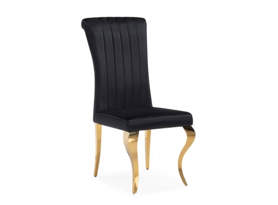 Стул на металлокаркасе Lund black / gold в Ростове-на-Дону
