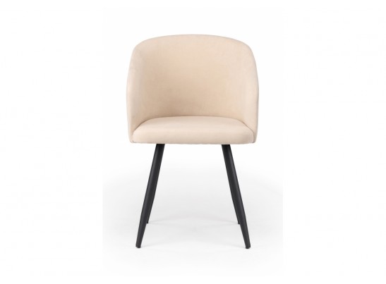 Стул на металлокаркасе Монер бежевый (glory 03) / черный в Ростове-на-Дону