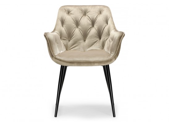 Стул на металлокаркасе Remo champagne / black в Ростове-на-Дону