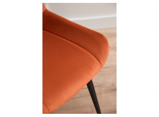 Стул на металлокаркасе Седа 360 терракотовый (zd 432) / черный в Ростове-на-Дону