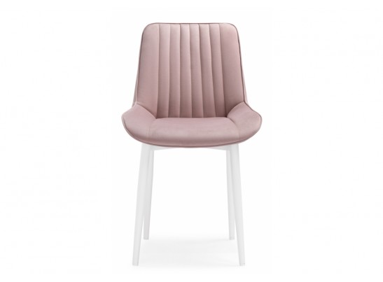Стул на металлокаркасе Седа розовый / белый в Ростове-на-Дону