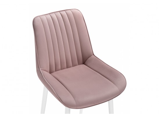 Стул на металлокаркасе Седа розовый / белый в Ростове-на-Дону