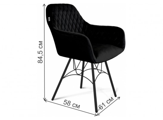 Стул на металлокаркасе Sheffilton SHT-ST38/S100 ночное затмение / черный муар в Ростове-на-Дону