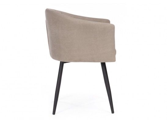 Стул на металлокаркасе Валета капучино / черный каркас в Ростове-на-Дону