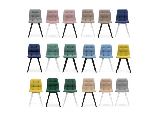 Стул на металлокаркасе Чилли латте / черный в Ростове-на-Дону