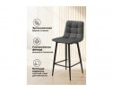 Полубарный стул Симпл темно-серый / черный в Ростове-на-Дону