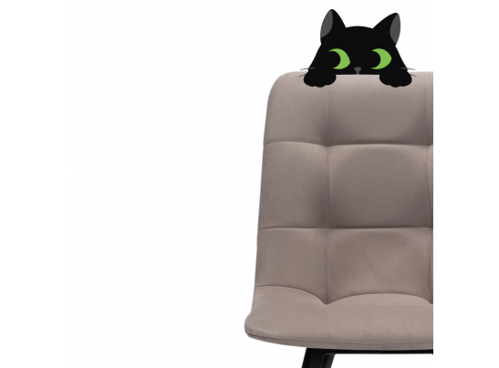 Стул на металлокаркасе Чилли латте / черный в Ростове-на-Дону