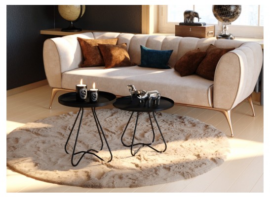 Комплект столиков SHT-CT3/CT3-2 черный муар в Ростове-на-Дону