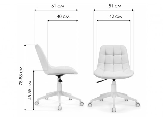 Компьютерное кресло Келми микровелюр светло-серый / белый в Ростове-на-Дону