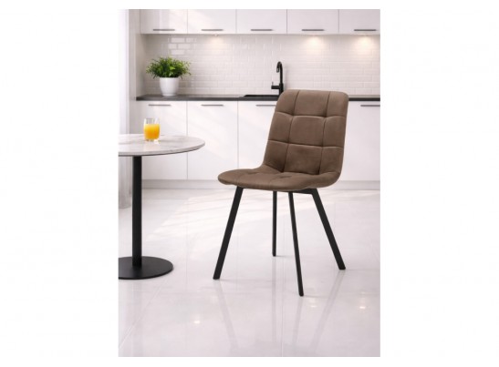 Стул на металлокаркасе Чилли коричневый / черный в Ростове-на-Дону