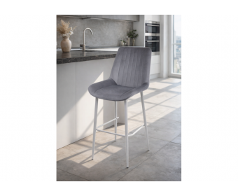 Полубарный стул Седа 360 темно-серый (zd 995) / серый