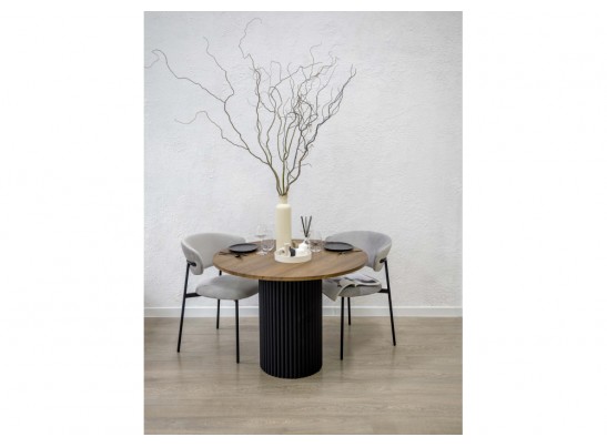 Стол Барел 100 орех кантри / черный в Ростове-на-Дону