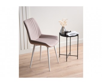 Стул на металлокаркасе Седа 360 латте (zd 290) / белый