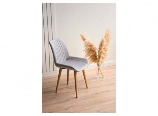 Деревянный стул Седа 360 светло-серый (zd 960) / светлое дерево в Ростове-на-Дону