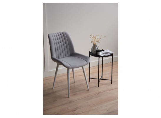 Стул на металлокаркасе Седа светло-серый (zd 960) / белый