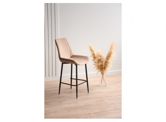 Полубарный стул Седа 360 бежевый (zd 210) / черный в Ростове-на-Дону