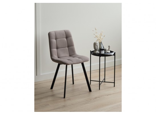 Стул на металлокаркасе Чилли латте / черный в Ростове-на-Дону