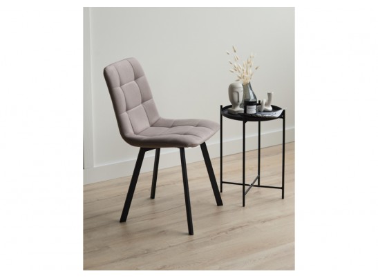 Стул на металлокаркасе Чилли латте / черный в Ростове-на-Дону