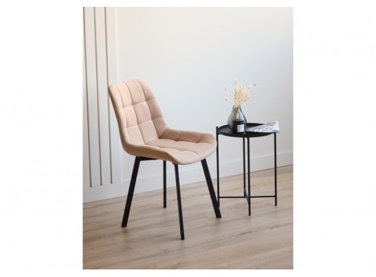 Стул на металлокаркасе Челси 360 П бежевый (zd 210) / черный в Ростове-на-Дону