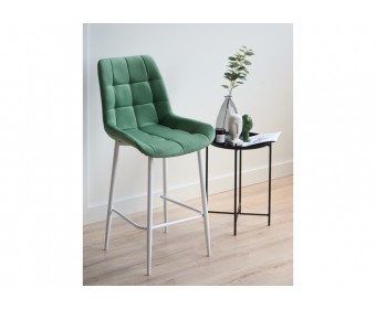 Полубарный стул Челси 360 фисташковый (zd 651) / белый