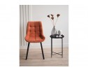 Стул на металлокаркасе Челси 360 П терракотовый (zd 432) / черный в Ростове-на-Дону