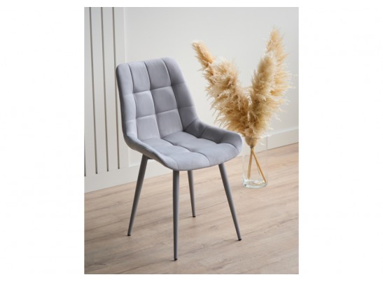 Стул на металлокаркасе Челси К светло-серый (zd 960) / серый в Ростове-на-Дону