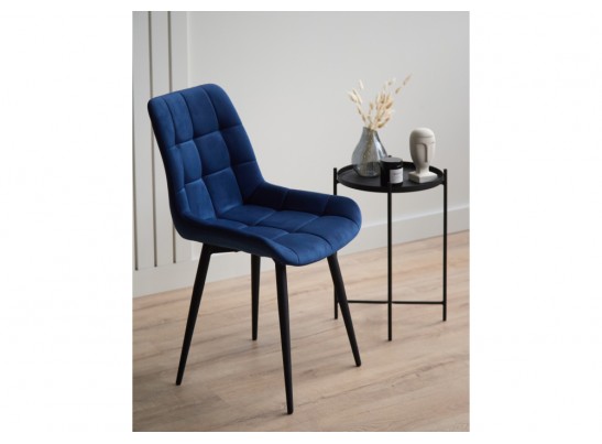 Стул на металлокаркасе Челси К синий (zd 798) / черный в Ростове-на-Дону