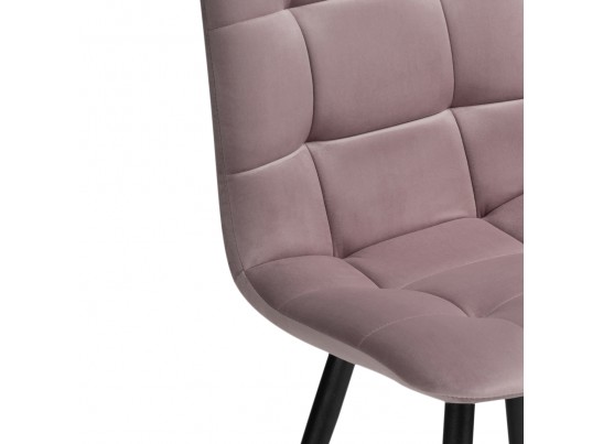 Стул на металлокаркасе Чилли К розовый 37 / черный в Ростове-на-Дону