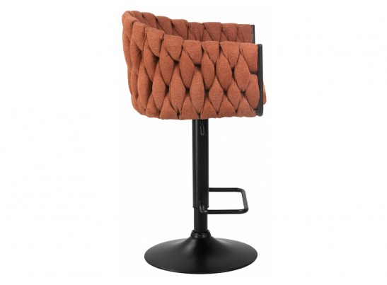 Барный стул 9690-LM Leon оранжевый / черный в Ростове-на-Дону