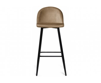 Барный стул Dodo 1 beige with edging / black