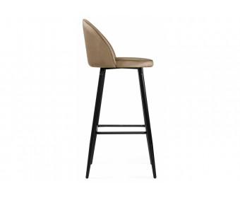 Барный стул Dodo 1 beige with edging / black
