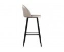 Барный стул Dodo 1 light grey with edging / black в Ростове-на-Дону