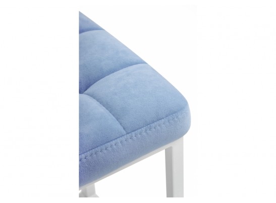 Барный стул Лофт катания дасти блю / белый матовый в Ростове-на-Дону