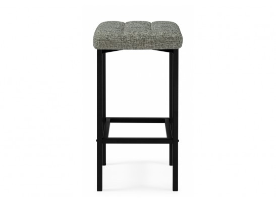 Барный стул Лофт рогожка графит / черный матовый в Ростове-на-Дону