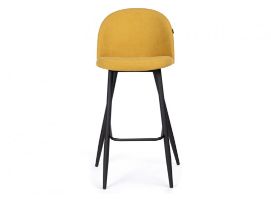 Барный стул Сондре горчичный / черный каркас в Ростове-на-Дону