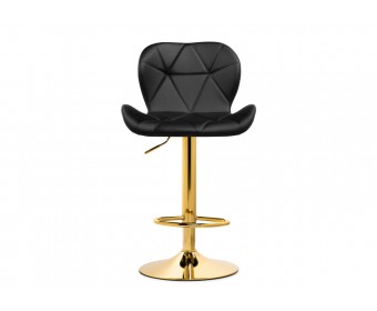 Барный стул Trio black / gold