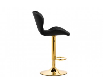 Барный стул Trio black / gold