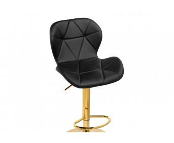 Барный стул Trio black / gold