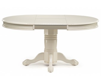 Деревянный стол Альфред круглый крем