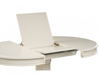 Деревянный стол Альфред круглый крем