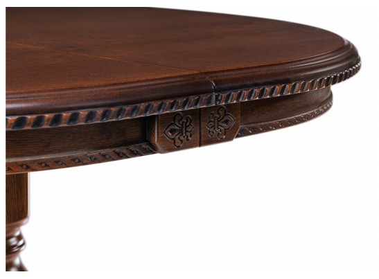 Деревянный стол Аллофан круглый миланский орех в Ростове-на-Дону