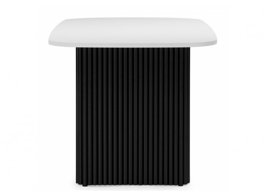 Деревянный стол Бавария B 160 х 90 белая пленка шагрень / черный в Ростове-на-Дону