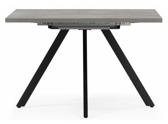 Деревянный стол Райн 32 116(160)x77 раздвижной цемент / черный в Ростове-на-Дону