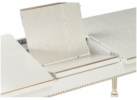 Деревянный стол Леджер слоновая кость / золото в Ростове-на-Дону