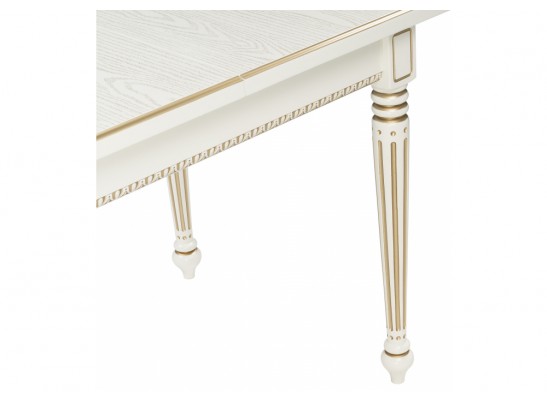 Деревянный стол Леджер слоновая кость / золото в Ростове-на-Дону